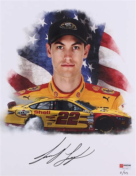 Joey Logano Signed NASCAR Race